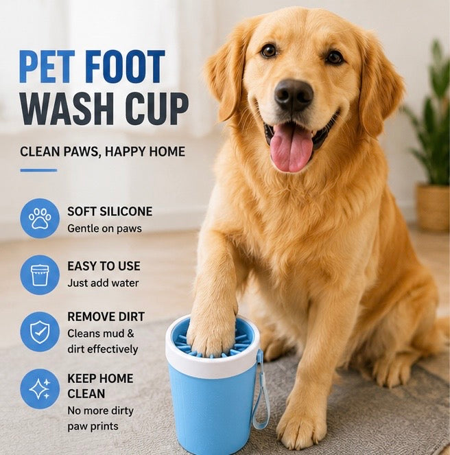 Pet Paw Cleaner Cup – Quick & Easy Mud Remover