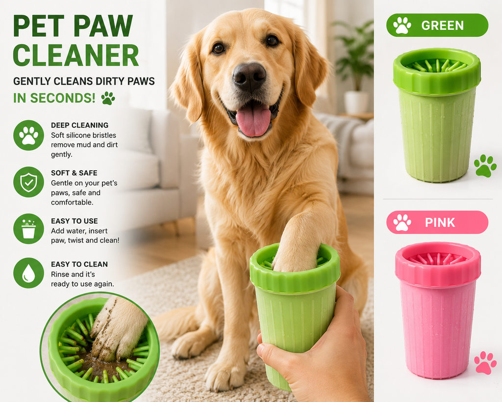 Pet Paw Cleaner Cup – Quick & Easy Mud Remover